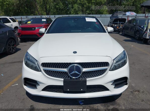 55SWF8EB0LU329979 2020 MERCEDES-BENZ C-CLASS White წინა პანელის ხედი