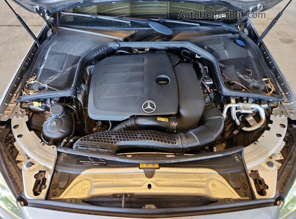 55SWF8EB1KU314597 2019 MERCEDES-BENZ C Gray Вид задньої частини салону