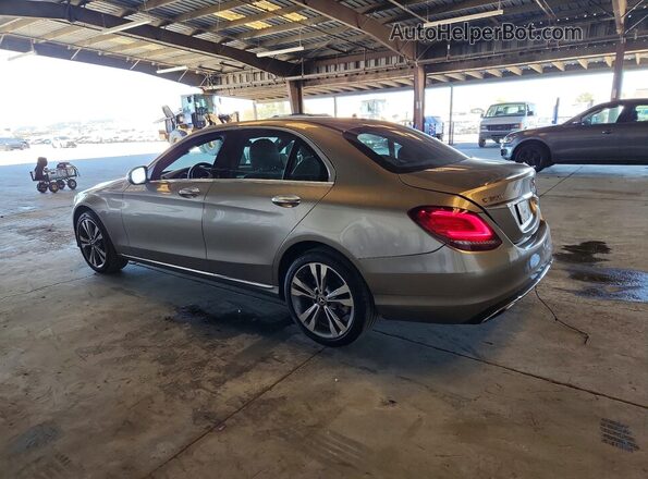 55SWF8EB1KU314597 2019 MERCEDES-BENZ C Gray Задня ліва чверть