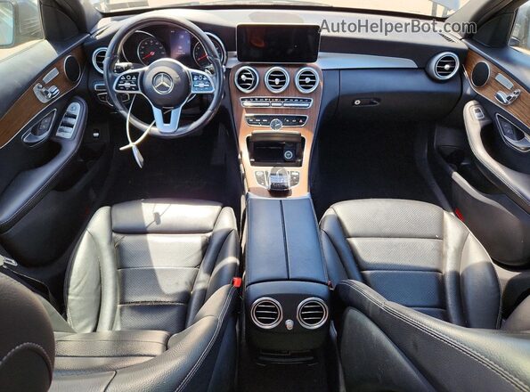 55SWF8EB2KU283988 2019 MERCEDES-BENZ C Gray Vista del salpicadero
