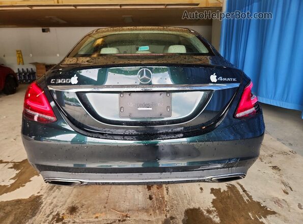 55SWF8EB2KU302314 2019 MERCEDES-BENZ C Black Հետևի տեսք