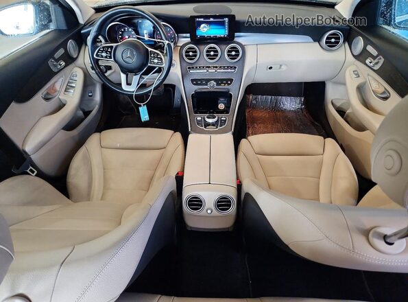55SWF8EB2KU302314 2019 MERCEDES-BENZ C Black Առջևի վահանակի տեսք