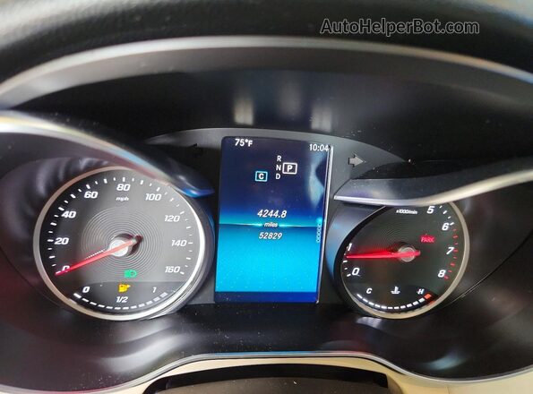 55SWF8EB2KU302314 2019 MERCEDES-BENZ C Black Սարքավորումների վահանակի տեսք