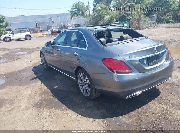 55SWF8EB3KU284535 2019 MERCEDES-BENZ C-CLASS Gray Հետևի ձախ