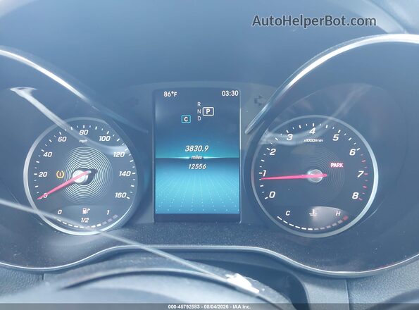 55SWF8EB3KU284535 2019 MERCEDES-BENZ C-CLASS Gray Հետևի նստատեղերի տեսք