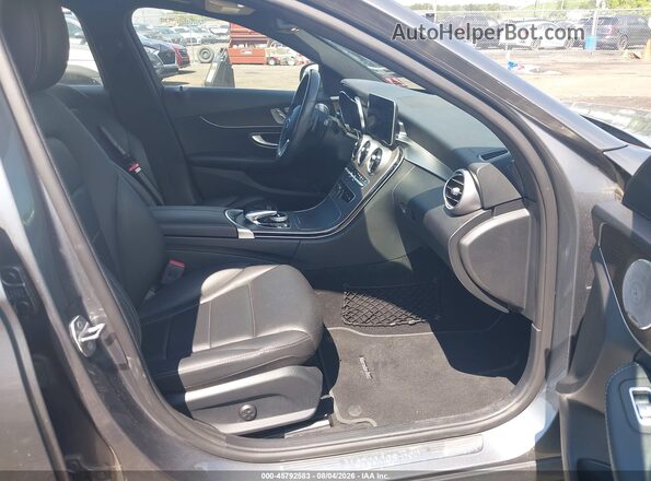 55SWF8EB3KU284535 2019 MERCEDES-BENZ C-CLASS Gray Սալոնի դիմացի տեսք