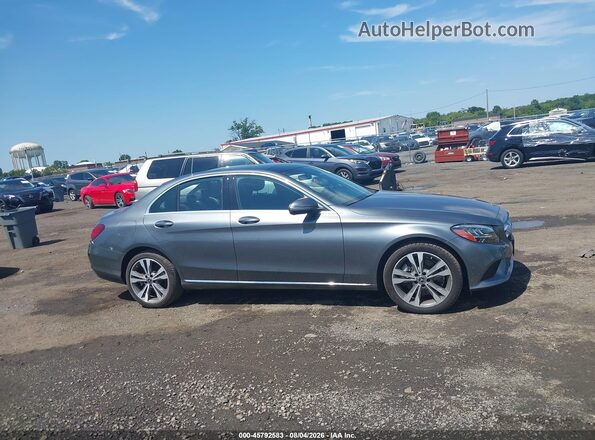 55SWF8EB3KU284535 2019 MERCEDES-BENZ C-CLASS Gray Սալոնի հետևի տեսք