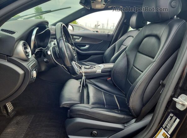 55SWF8EB3LU323433 2020 MERCEDES-BENZ C Black Vista interior delantera