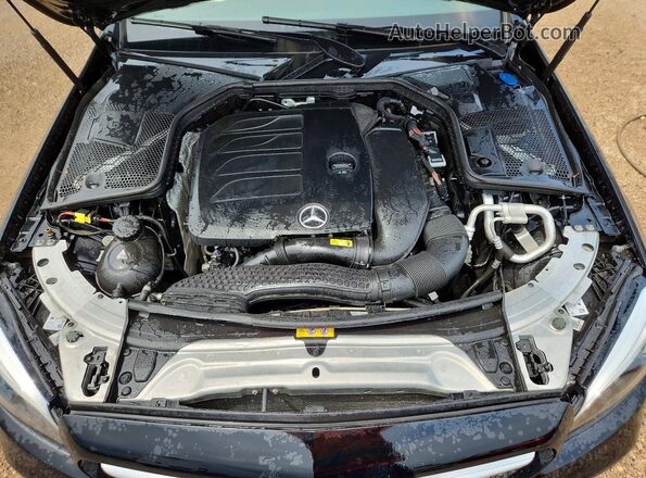 55SWF8EB3LU323433 2020 MERCEDES-BENZ C Black Vista interior trasera