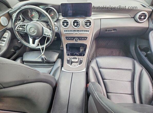 55SWF8EB3LU323433 2020 MERCEDES-BENZ C Black Vista del salpicadero