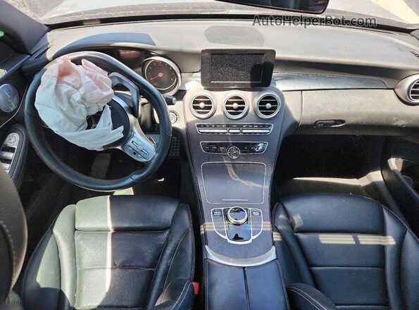 55SWF8EB4KU306817 2019 MERCEDES-BENZ C Silver Առջևի վահանակի տեսք
