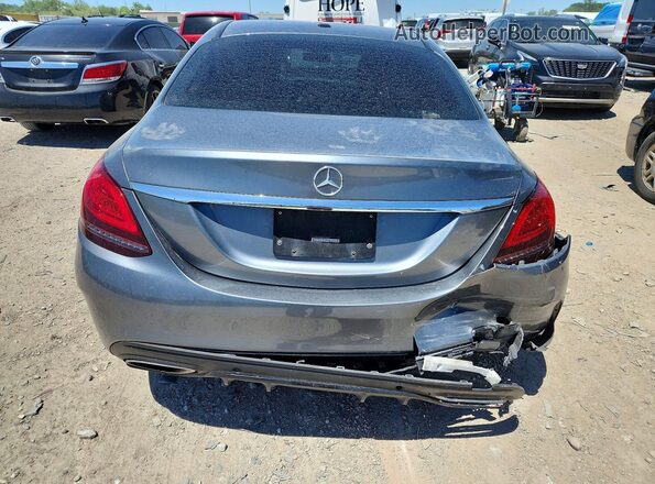 55SWF8EB4KU306817 2019 MERCEDES-BENZ C Silver Հետևի տեսք