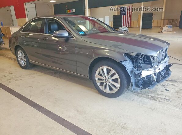 55SWF8EB5KU292619 2019 MERCEDES-BENZ C Gray Przód prawy