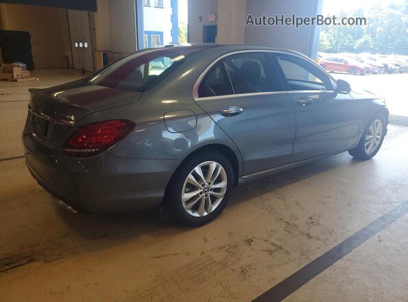 55SWF8EB5KU292619 2019 MERCEDES-BENZ C Gray Tył prawy