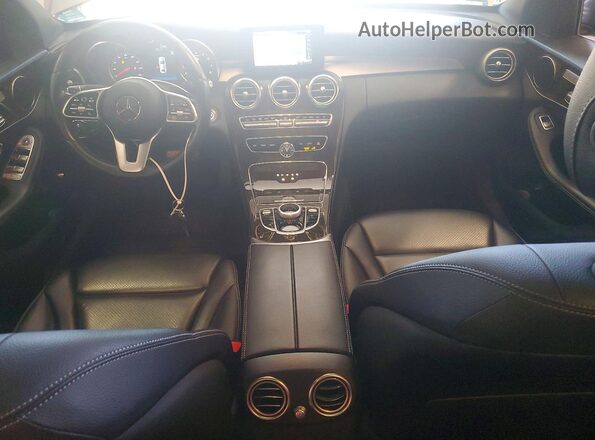 55SWF8EB5KU292619 2019 MERCEDES-BENZ C Gray Widok deski rozdzielczej