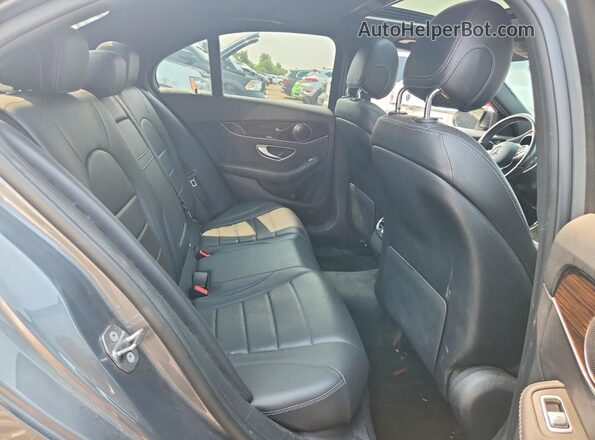 55SWF8EB6KU301974 2019 MERCEDES-BENZ C Серый Вид задних сидений