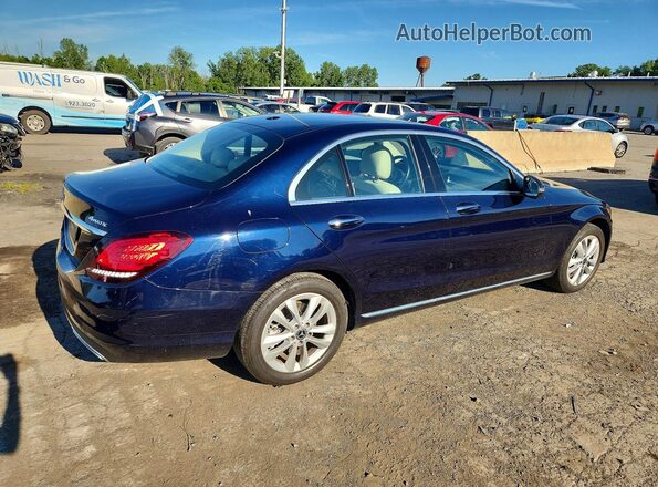 55SWF8EB6KU319374 2019 MERCEDES-BENZ C Blue Հետևի աջ