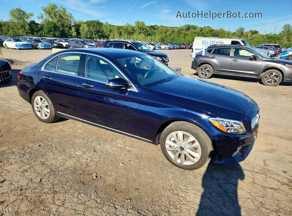 55SWF8EB6KU319374 2019 MERCEDES-BENZ C Blue Առջևի աջ