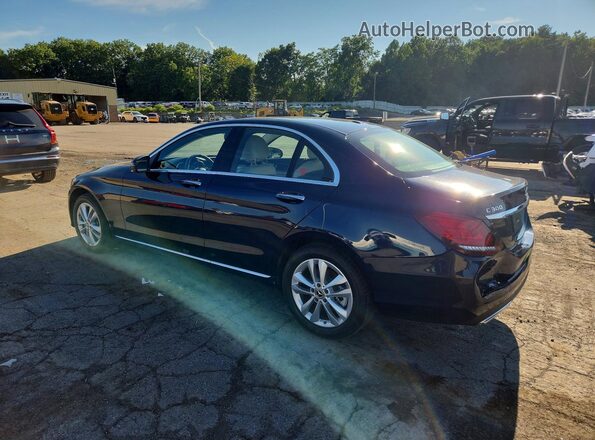 55SWF8EB6KU319374 2019 MERCEDES-BENZ C Blue Հետևի ձախ