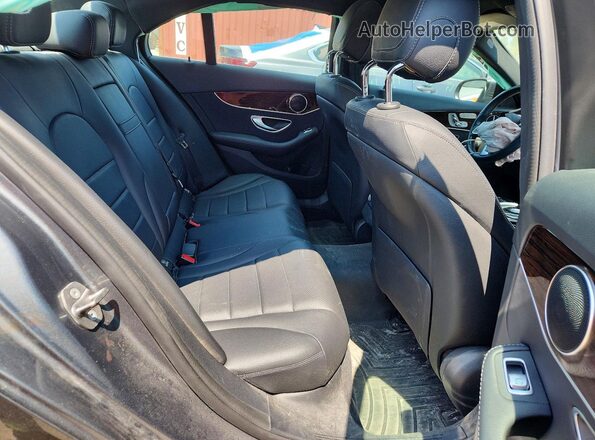 55SWF8EB6LU330747 2020 MERCEDES-BENZ C Gray უკანა სავარძლების ხედი