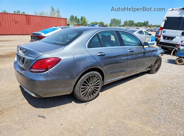 55SWF8EB6LU330747 2020 MERCEDES-BENZ C Gray უკანა მარჯვენა