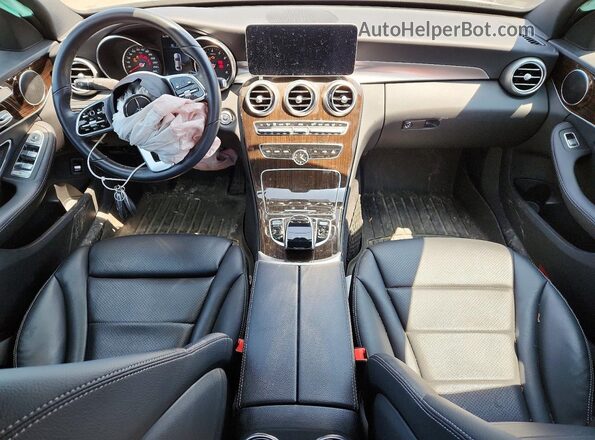 55SWF8EB6LU330747 2020 MERCEDES-BENZ C Gray წინა პანელის ხედი