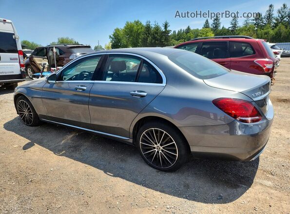 55SWF8EB6LU330747 2020 MERCEDES-BENZ C Gray უკანა მარცხენა