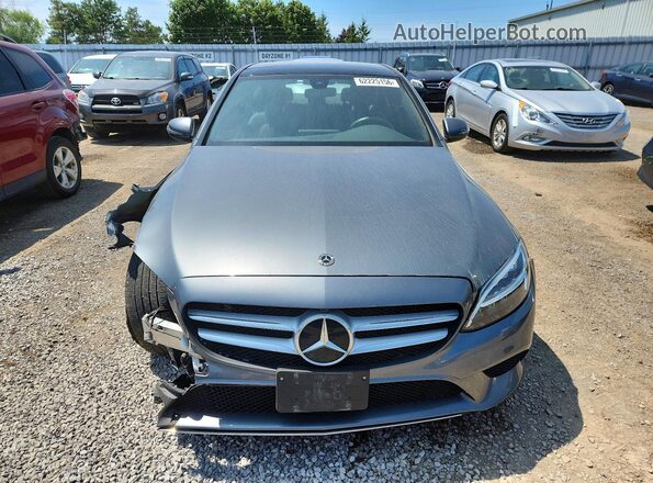 55SWF8EB6LU330747 2020 MERCEDES-BENZ C Gray წინა ხედი