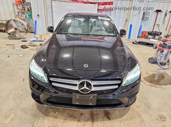 55SWF8EB7KU292685 2019 MERCEDES-BENZ C Black Widok z przodu