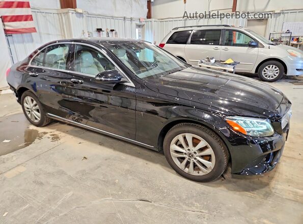 55SWF8EB7KU292685 2019 MERCEDES-BENZ C Black Przód prawy