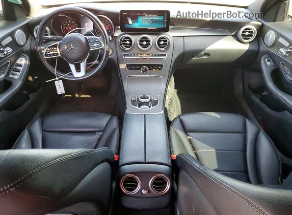 55SWF8EB8KU286264 2019 MERCEDES-BENZ C White Vista del salpicadero