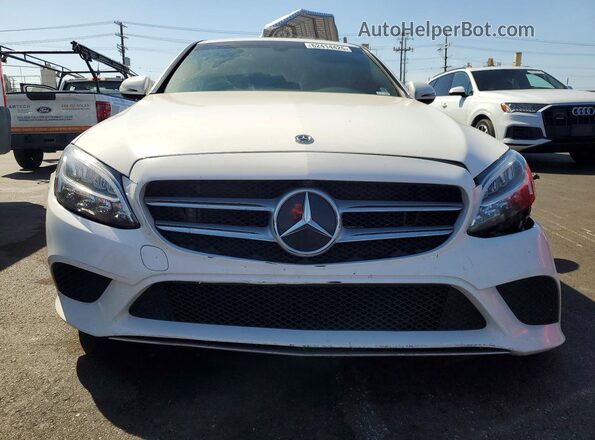 55SWF8EB8KU286264 2019 MERCEDES-BENZ C White Vista frontal