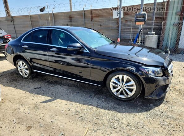 55SWF8EB8LU324769 2020 MERCEDES-BENZ C Black Передня права чверть