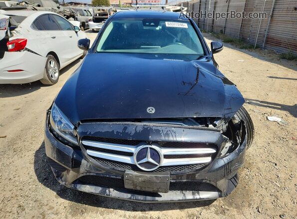 55SWF8EB8LU324769 2020 MERCEDES-BENZ C Black Вид спереду