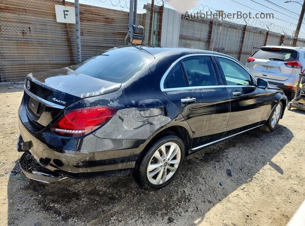 55SWF8EB8LU324769 2020 MERCEDES-BENZ C Black Задня права чверть