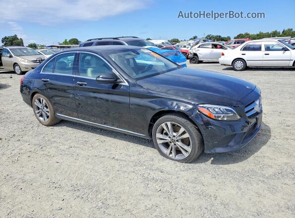 55SWF8EB8LU325887 2020 MERCEDES-BENZ C Black Передня права чверть