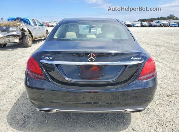 55SWF8EB8LU325887 2020 MERCEDES-BENZ C Black Вид ззаду