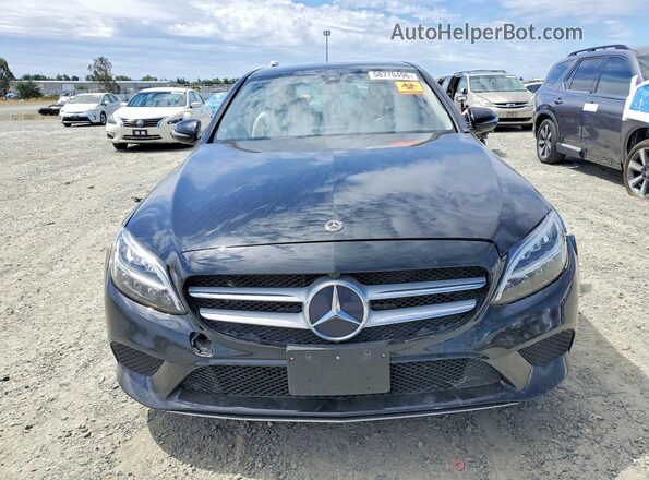 55SWF8EB8LU325887 2020 MERCEDES-BENZ C Black Вид спереду