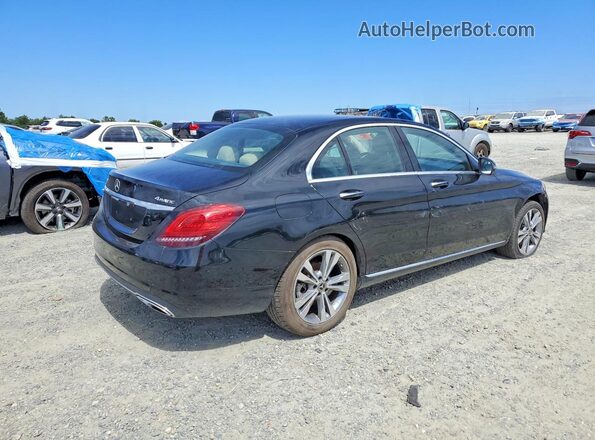 55SWF8EB8LU325887 2020 MERCEDES-BENZ C Black Задня права чверть