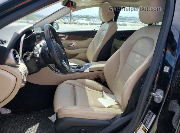 55SWF8EB8LU325887 2020 MERCEDES-BENZ C Black Вид салону спереду
