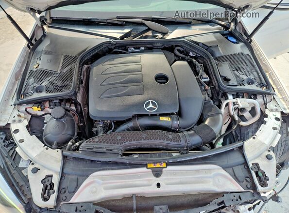 55SWF8EB9KU315979 2019 MERCEDES-BENZ C Белый Вид задней части салона