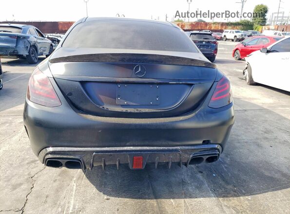 55SWF8GB0HU209765 2017 MERCEDES-BENZ C Blue Вид ззаду