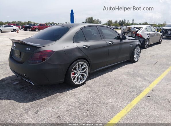 55SWF8GB0JU245431 2018 MERCEDES-BENZ AMG C 63 Черный Задняя правая четверть