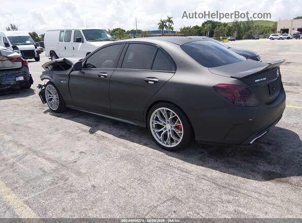 55SWF8GB0JU245431 2018 MERCEDES-BENZ AMG C 63 Черный Задняя левая четверть