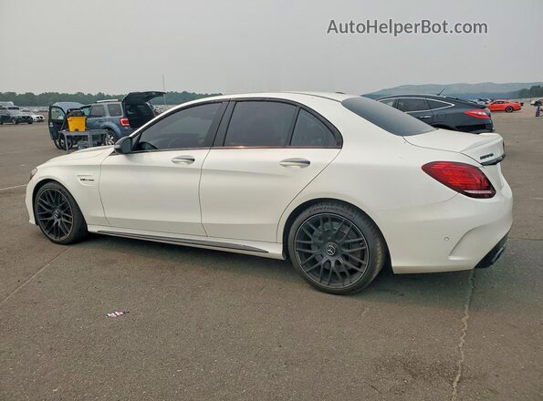 55SWF8HB4LU331200 2020 MERCEDES-BENZ C White Tył lewy
