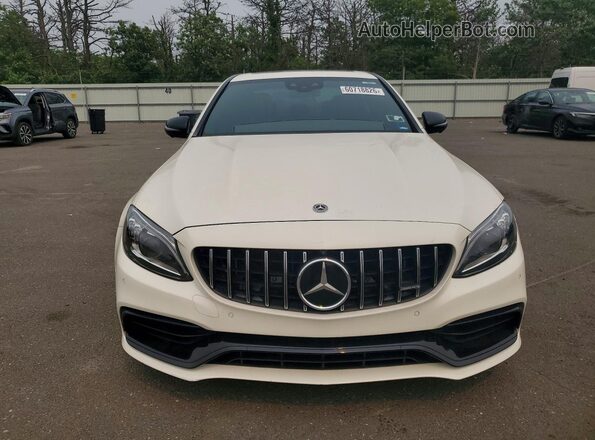 55SWF8HB4LU331200 2020 MERCEDES-BENZ C White Widok z przodu