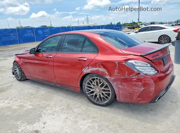 55SWF8HB7GU102127 2016 MERCEDES-BENZ C Red Tył lewy