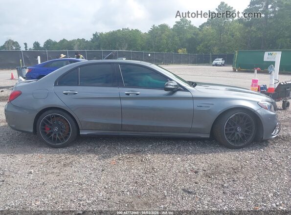 55SWF8HB7KU303339 2019 MERCEDES-BENZ AMG C 63 Gray სალონის 360-გრადუსიანი ხედი