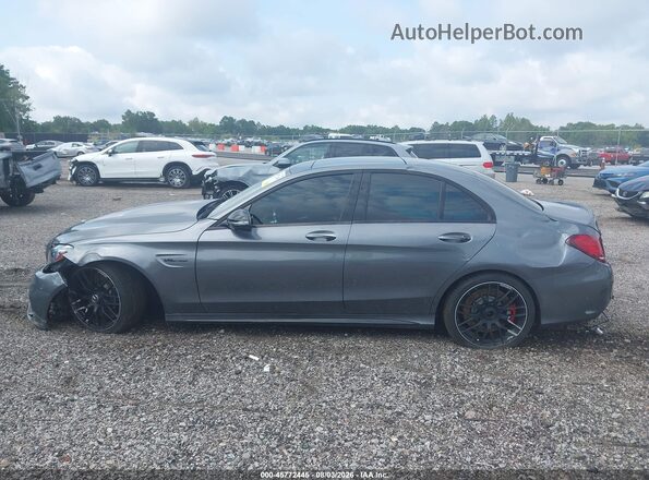 55SWF8HB7KU303339 2019 MERCEDES-BENZ AMG C 63 Gray 