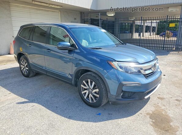 5FNYF5H3XMB024326 2021 HONDA PILOT Синий Вид спереди